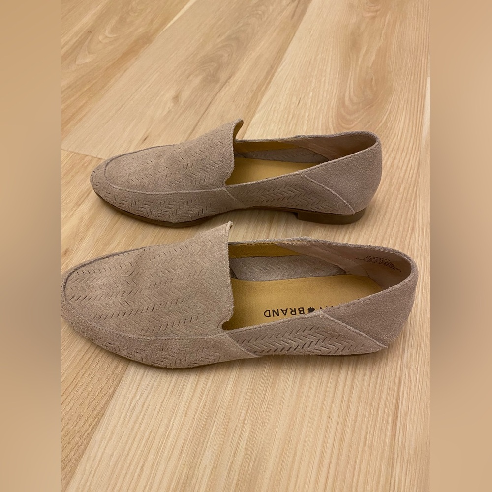 Lucky Brand Loafer LP-Brogan Gray Pointed Flat - Picture 3 of 7